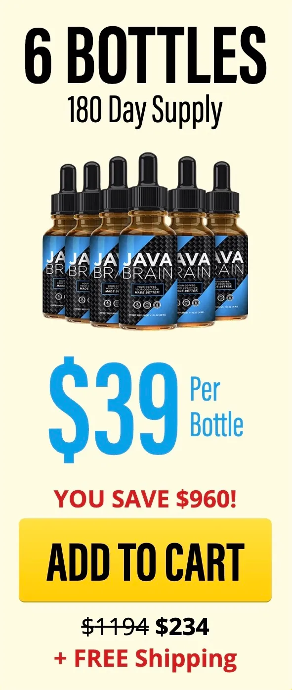 Java Brain 6 bottles